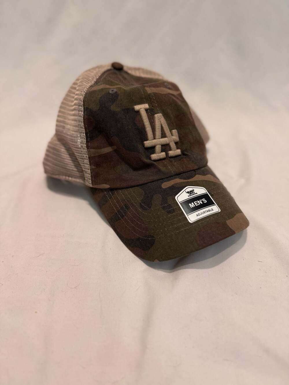 Fan Favorite Los Angeles Dodgers Camo Trucker Hat One Size
